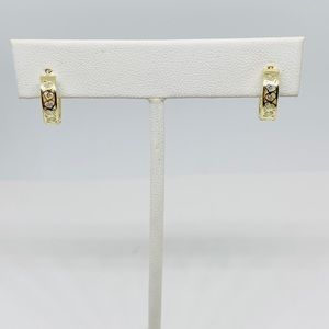 Real 10k Gold Small Hoop Earrings Huggie